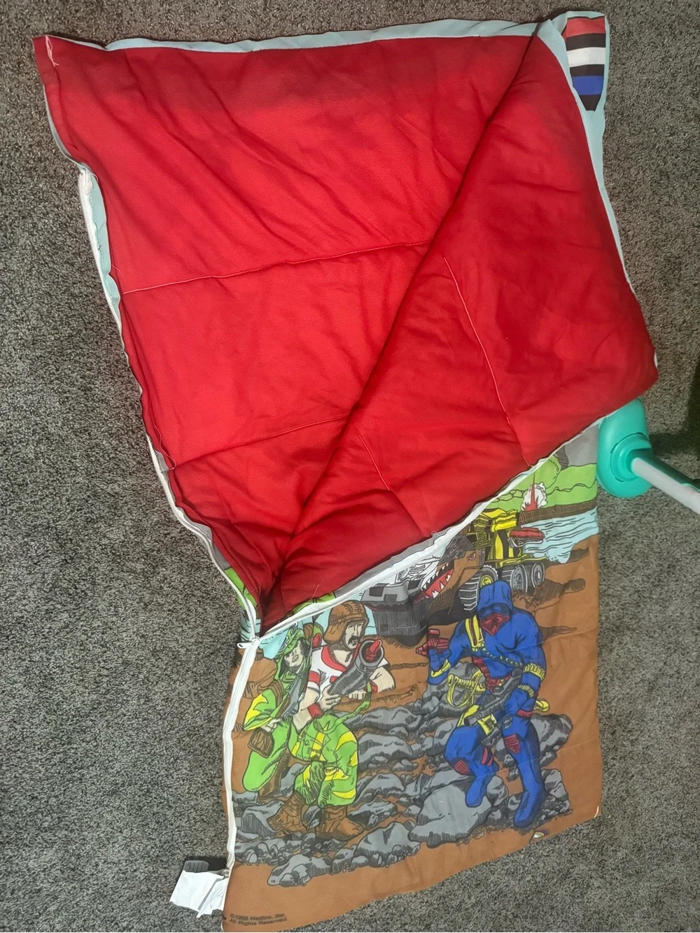 Vintage 1988 Hasbro GI Joe sleeping bag